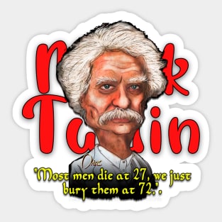 Mark Twain Sticker